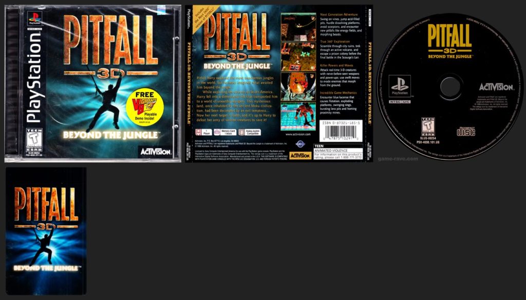PSX Pitfall 3D Phone Card Variant Release