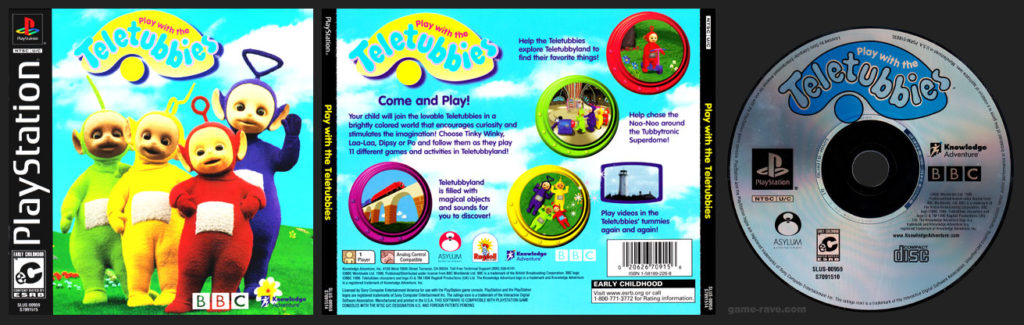 Play with the Teletubbies - game-rave.com - Children's Games on PSX