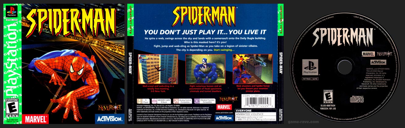 PSX PlayStation Spider-Man