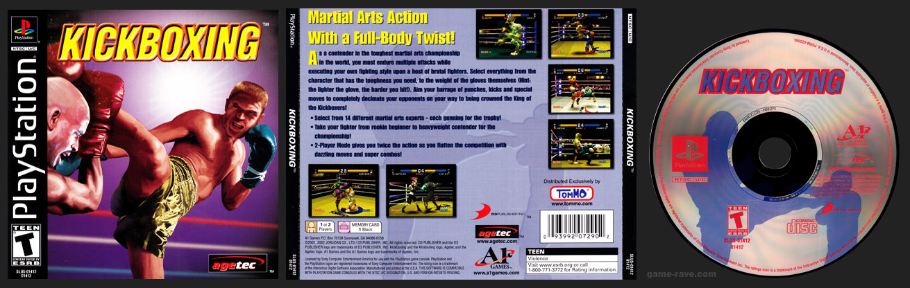 PSX PlayStation Kickboxing Tommo 3 for 1 Value Pack #2