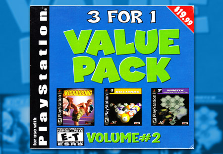 PSX PlayStation Tommo 3 for 1 Value Pack #2