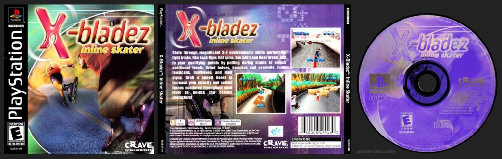 PSX PlayStation X-Bladez: Inline Skater