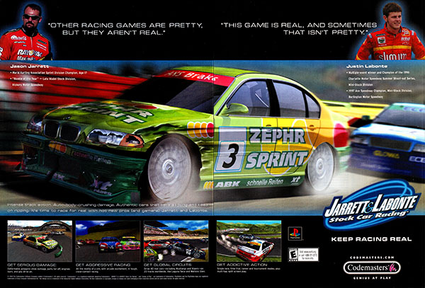 PSX Ad Jarret and Labonte 2-Page Ad