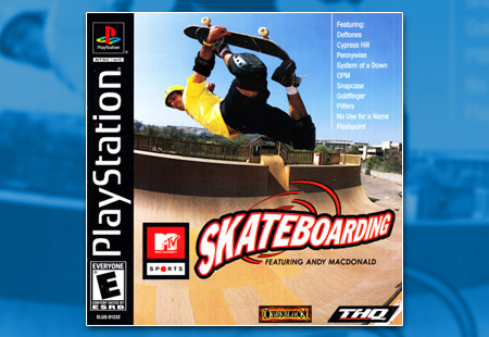PSX PlayStation MTV Sport Skateboarding Andy MacDonald