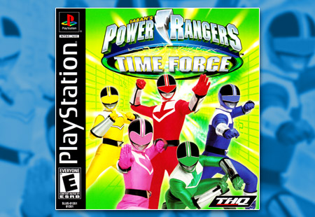 PSX PlayStation Power Rangers Time Force