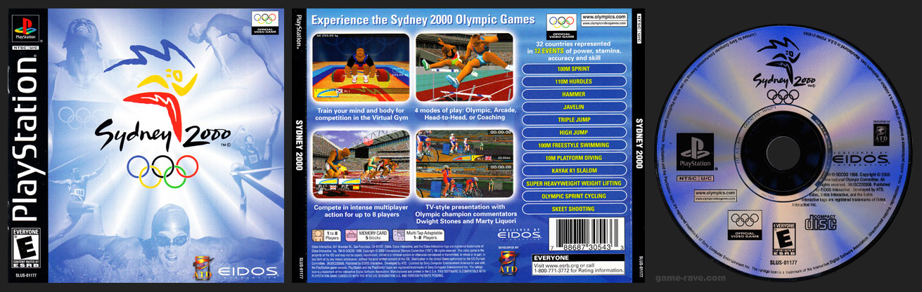 PSX PlayStation Sydney 2000 Black Label Retail Release