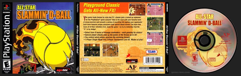 PSX PlayStation All-Star Slammin' D-Ball