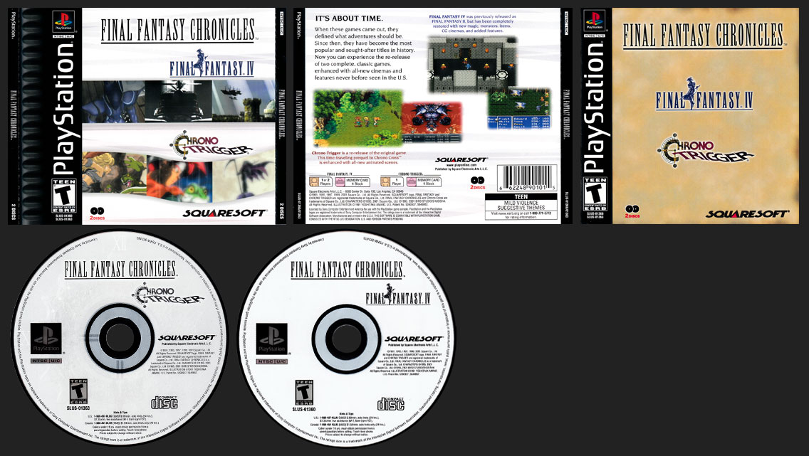 PSX PlayStation Final Fantasy Chronicles Squaresoft Original Release