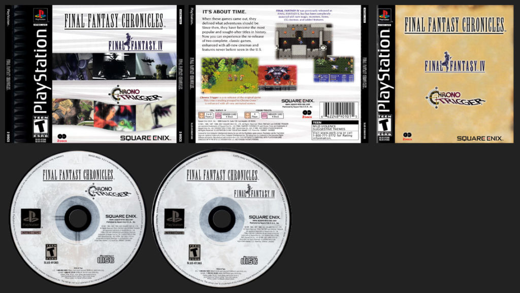 PSX PlayStation Final Fantasy Chronicles Square-Enix Retail Release
