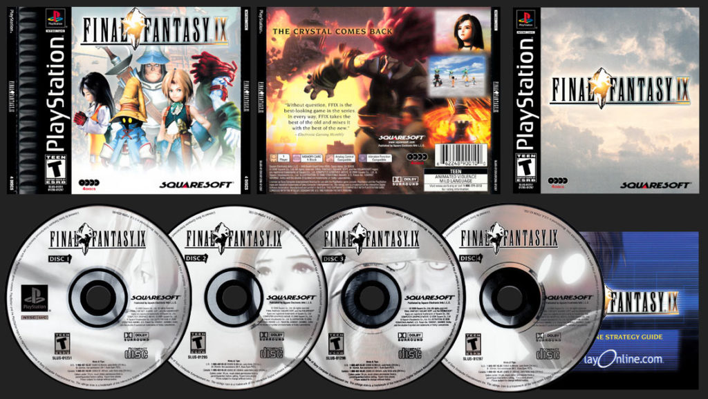 PSX PlayStation Final Fantasy IX Black Label Release
