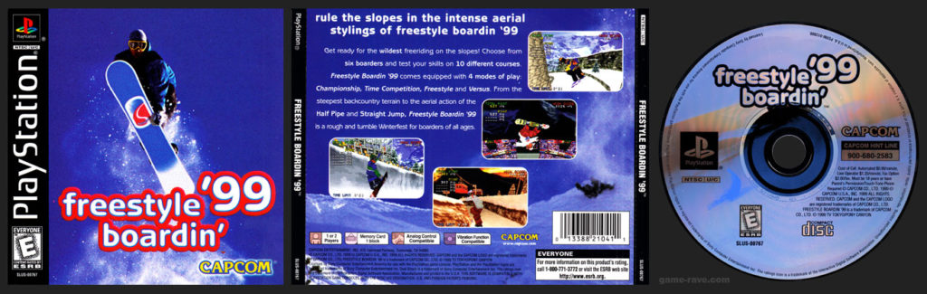 PSX PlayStation Freestyle Boardin' '99 Black Label Retail Release