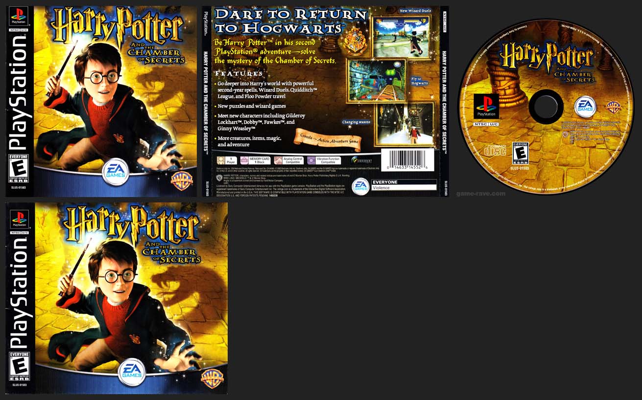 PSX PlayStation Harry Potter Chamber of Secrets French Manual Canadian Variant