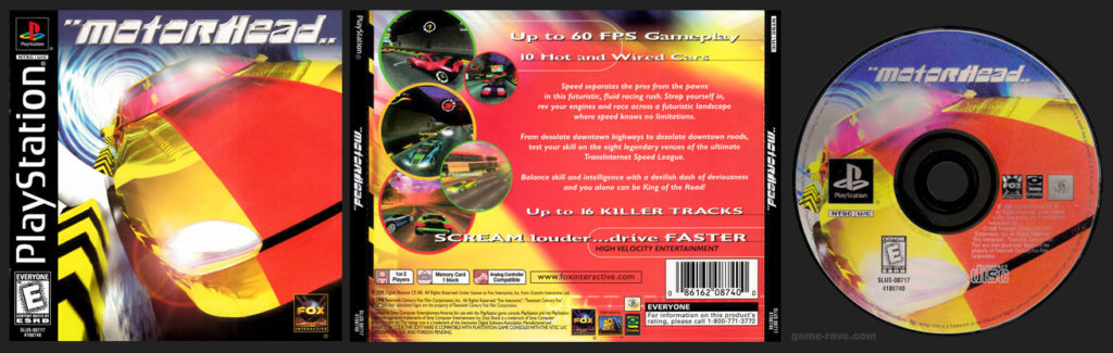 PSX PlayStation Motorhead