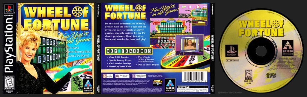 PSX PlayStation Wheel of Fortune Black Label Retail Release