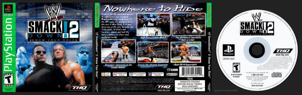 PSX PlayStation WWE Smackdown!: Know Your Role Greatest Hits Variant