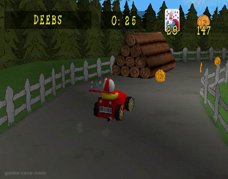 PSX PlayStation Arthur Readto Race Screenshot