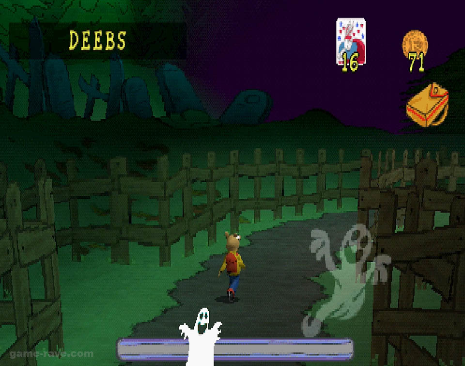 PSX PlayStation Arthur Readto Race Screenshot