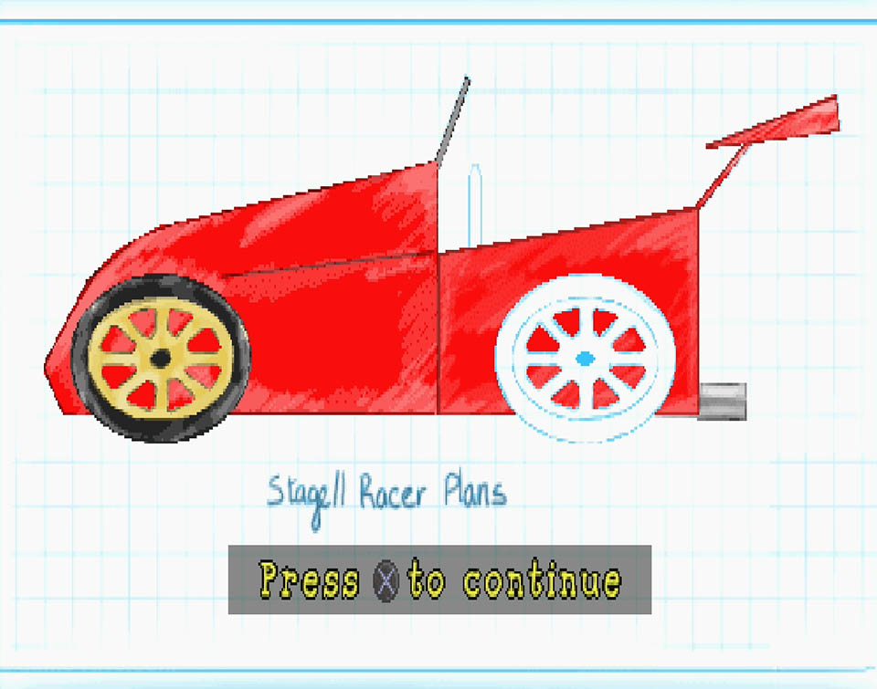 PSX PlayStation Arthur Readto Race Screenshot