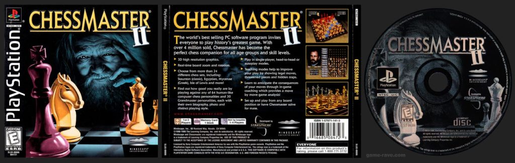 PSX PlayStation Chessmaster II Black Label Retail Release