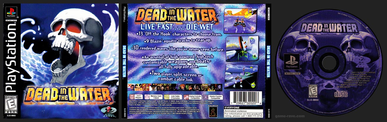 PSX PlayStation Dead in the Water Black Label Retail Release