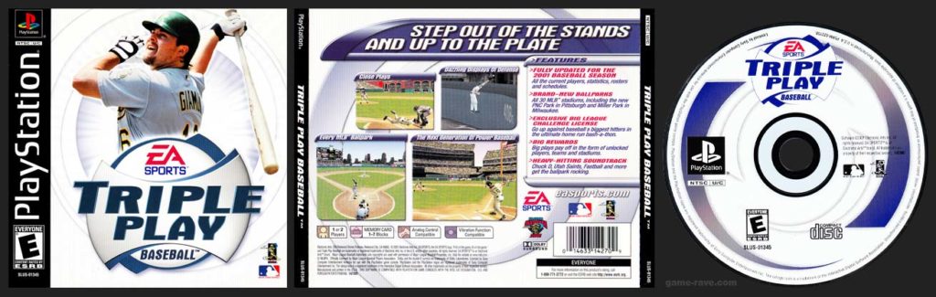 PSX PlayStation Triple Play Baseball (2001)