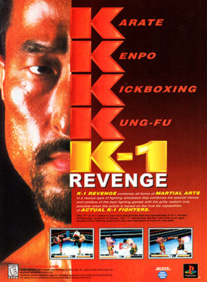 PSX PlayStation K-1 Revenge 1-Page Magazine Ad