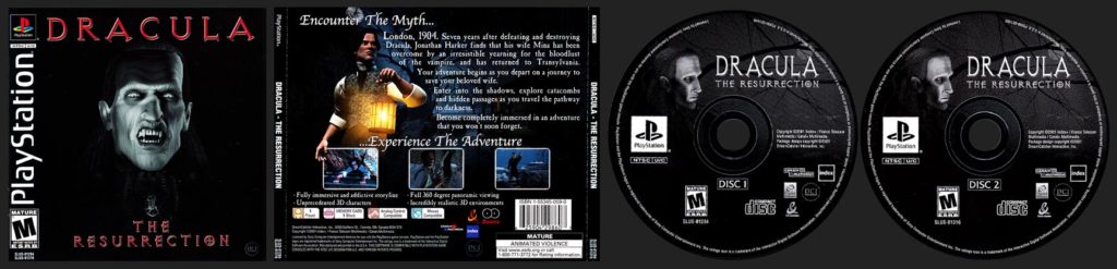 PSX PlayStation Dracula The Resurrection Black Label Retail Release