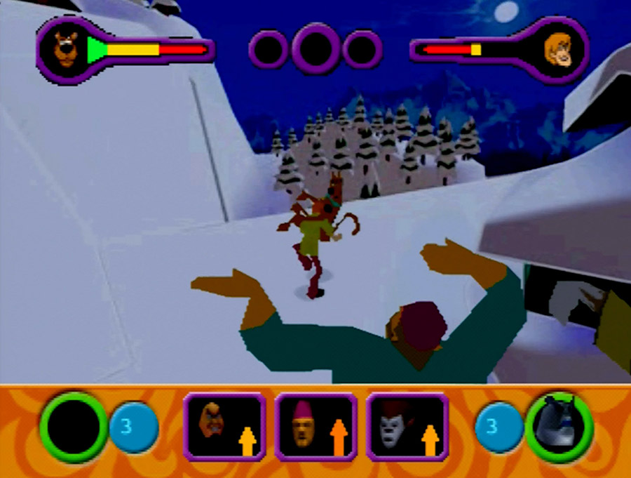 PSX PlayStation Scooby Doo Night of 100 Frights Large Screenshot