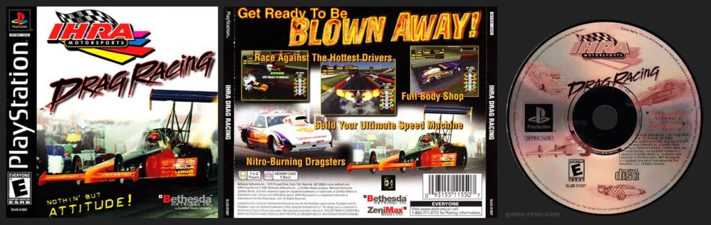 PSX PlayStation IHRA Motorsports Drag Racing