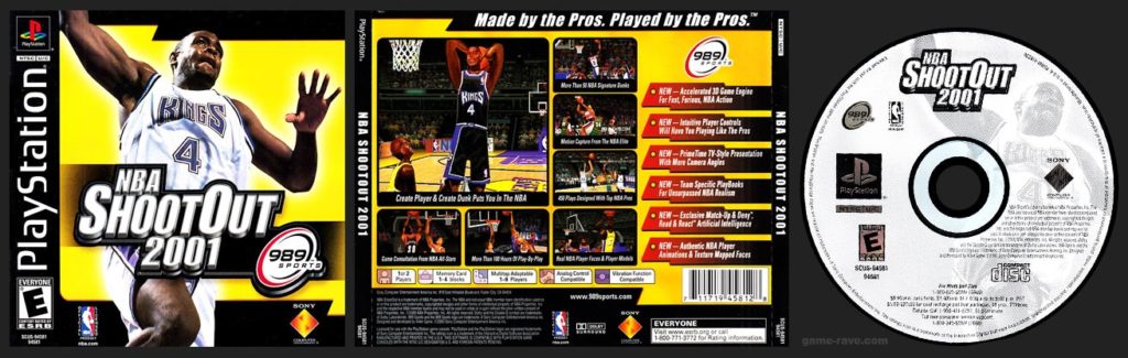 PSX PlayStation NBA Shoot Out 2001