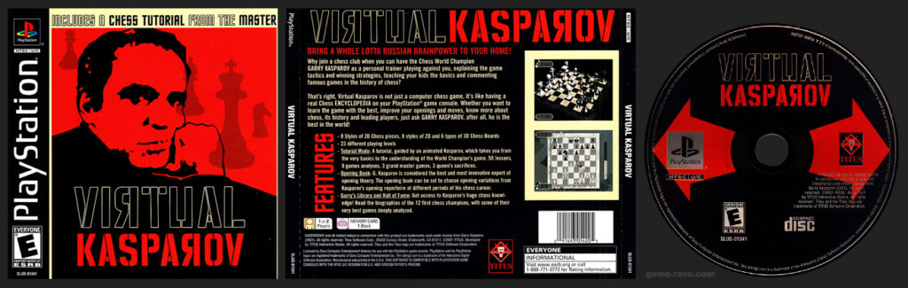 PSX PlayStation Virtual Kasparov Black Label Retail Release