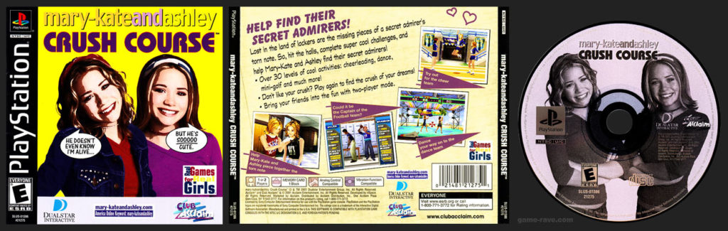 PSX PlayStation Mary-Kate and Ashley Crush Course 1 Ring Black Label Release