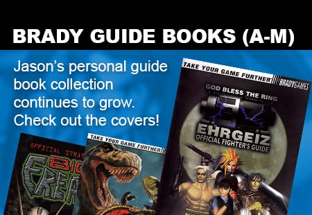 PlayStation Guide Books Brady A to M