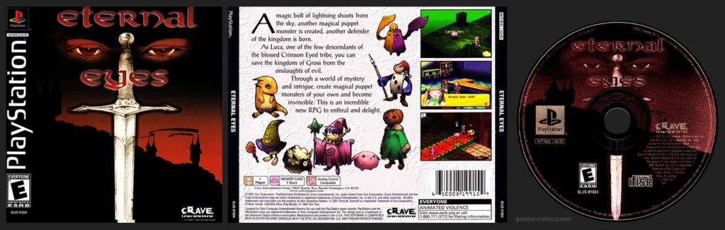 PSX PlayStation Eternal Eyes
