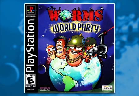 PSX PlayStation Worms World Party
