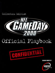 PSX Guide NFL Game Day 2000 Pre-Order Bonus Playbook Target Web