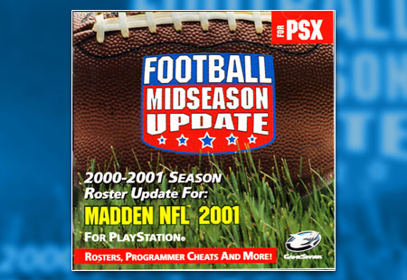 PSX PlayStation Football Season Update Disc for Madden NFL 2001 GameShark 450x
