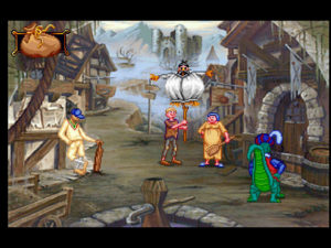 Blazing Dragons Screenshot 18 - Downtown Camelhot Screenshot
