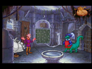 Blazing Dragons Screenshot 23 - Castle Grimm Bathroom Screenshot