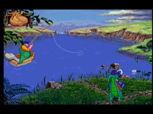 Blazing Dragons Screenshot 26 - Lake Left Side