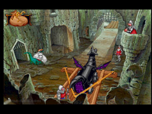 Blazing Dragons Screenshot 24 - Castle Grim Courtyard