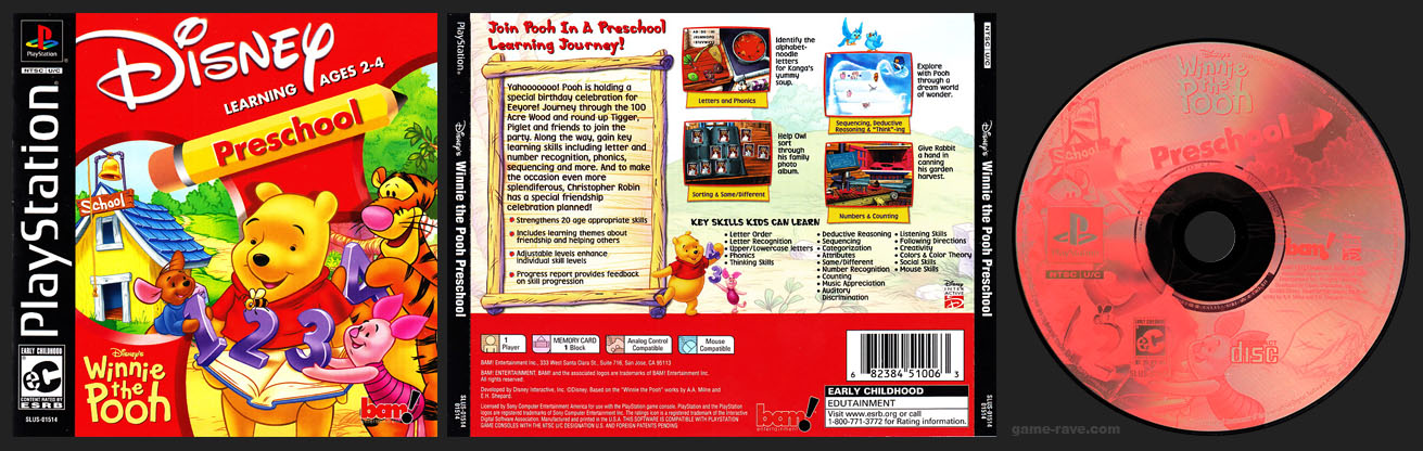 PlayStation Disney Winnie the Pooh Preschool