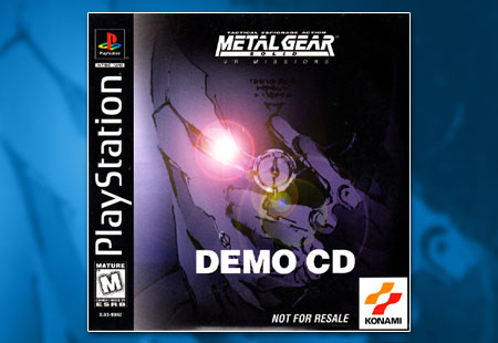 PSX PlayStation Metal Gear Solid VR Missions Demo CD