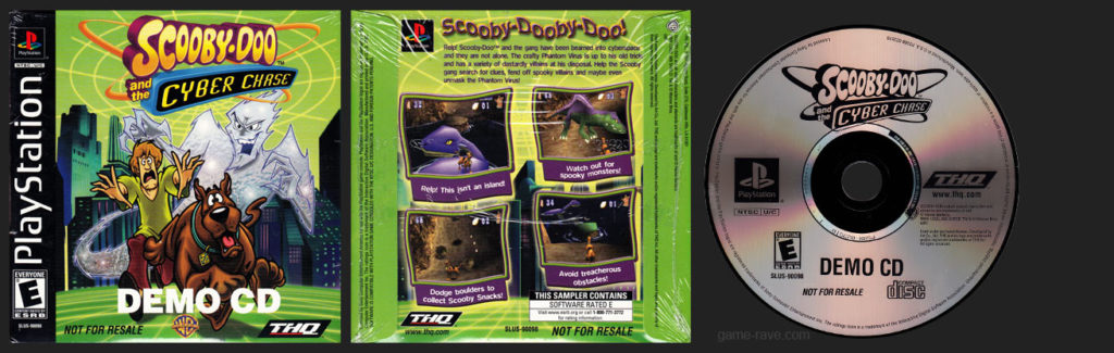 PlayStation PSX Demo Scoody Doo Cyber Chase Release
