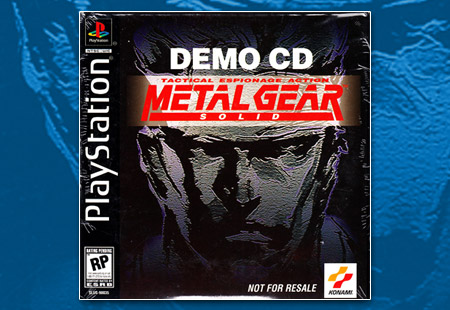 PSX PlayStation Demo Metal Gear Solid Demo CD