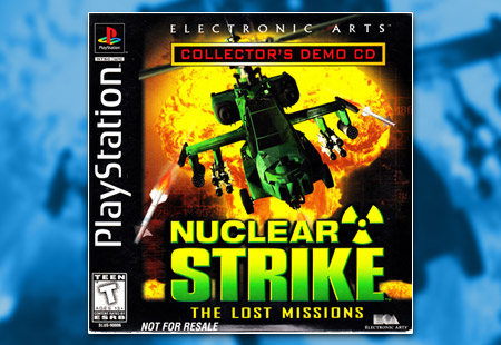 PSX PlayStation Nuclear Strike The Lost Missions Demo CD