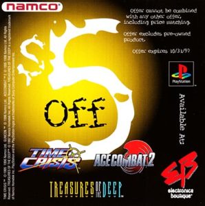 PSX PlayStation Demo Namco Cool Games Free Stuff Coupon