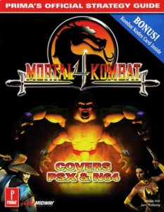 PSX Prima Mortal Kombat 4 Guide with Jax Team Card Web