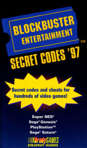 PSX Guide Brady Blockbuster Secret Codes 97