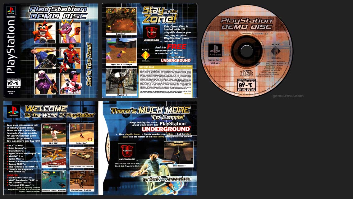 PlayStation Demo Disc Version 1.3 - game-rave.com
